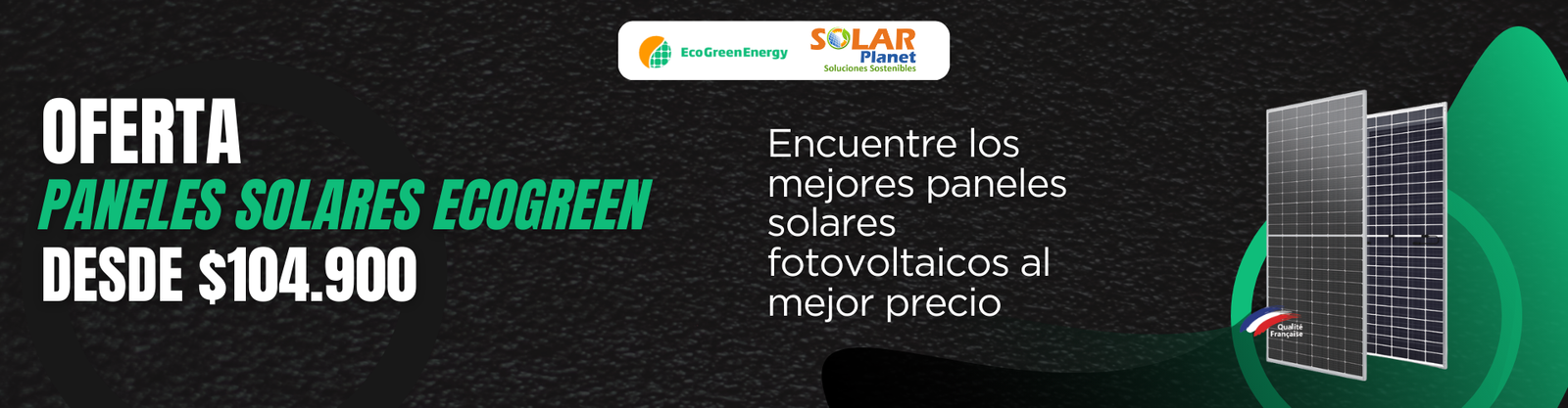 Paneles solares Ecogreen